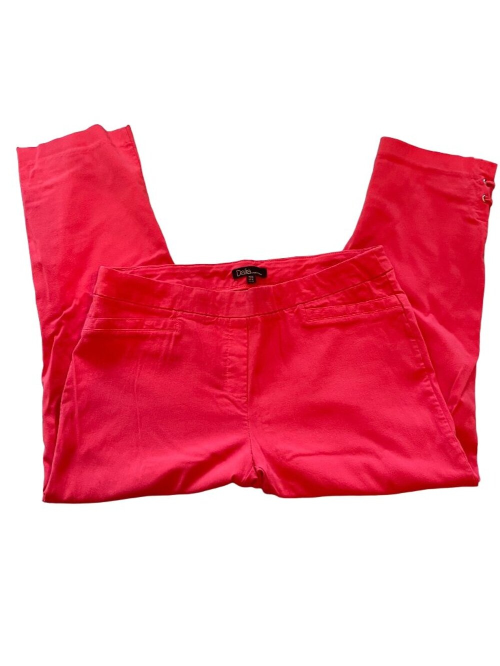 Dalia Women's Capri Pants Size 12 Pink Stretchy Comfortable